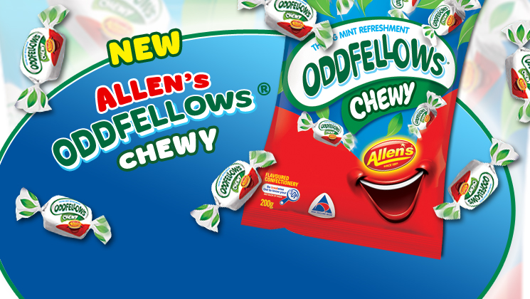 New ALLEN'S ODDFELLOWS Chewy