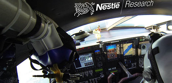 Nestlé to provide tailored food for round-world solar flight pilots