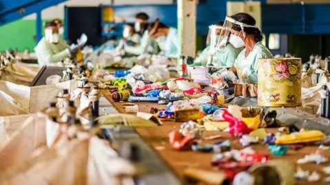 We aim for more than 95% of our plastic packaging be designed for recycling systems by 2025 card