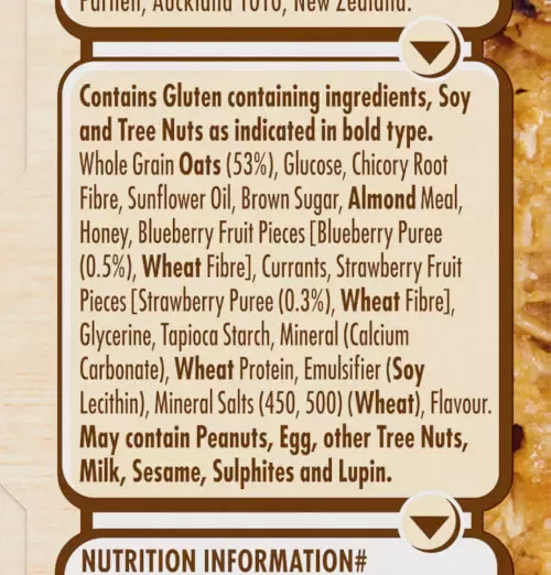 food label